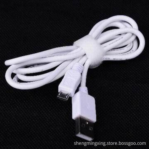 Micro 5P USB Cable with Data Transmission and Charging, 1.5m Length, in White
